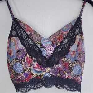 Vintage Oscar de la Renta Floral Lace Cami Top Indie Sleaze Whimsigoth  Size 32